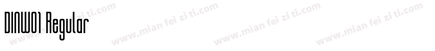 DINWO1 Regular字体转换